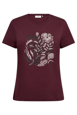 Ida - T-shirt i bomuld med detalje