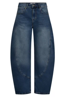 Jeans med barrel pasform