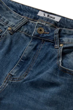 Jeans med barrel pasform