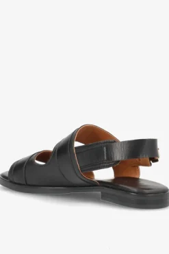 JUNE - Lædersandal med spænder