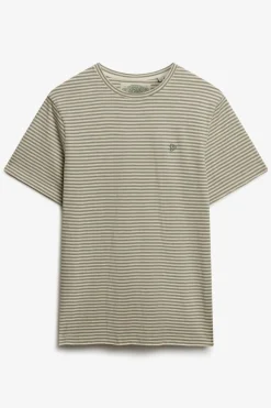 Klassisk basis t-shirt med striber