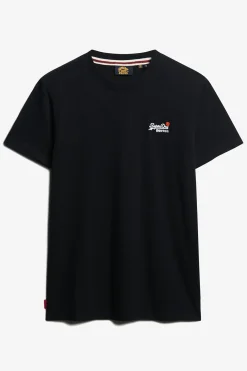 Kortærmet T-shirt med broderet logo