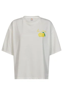 Kortærmet t-shirt med citronmotiv