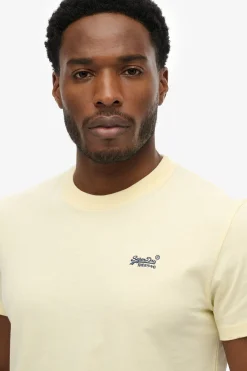 Kortærmet T-shirt med rund hals og broderet logo