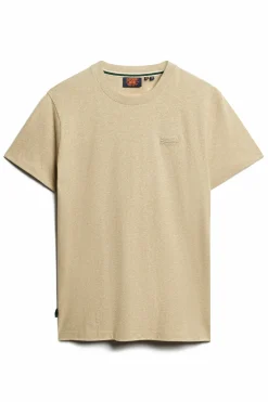 Kortærmet T-shirt med rund hals og broderet logo