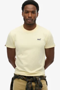 Kortærmet T-shirt med rund hals og broderet logo