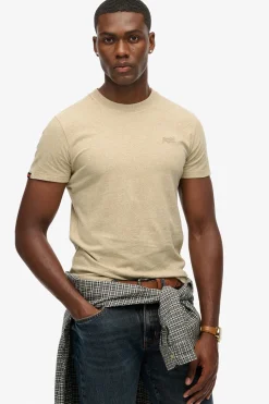 Kortærmet T-shirt med rund hals og broderet logo