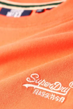 Kortærmet T-shirt med rund hals og broderet logo