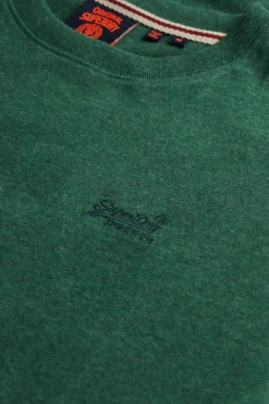 Kortærmet T-shirt med rund hals og broderet logo