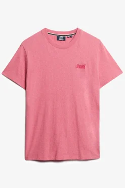 Kortærmet T-shirt med rund hals og broderet logo