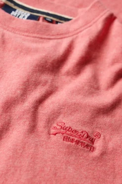 Kortærmet T-shirt med rund hals og broderet logo