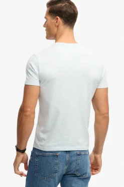 Kortærmet T-shirt med rund hals og broderet logo