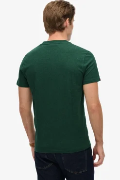 Kortærmet T-shirt med rund hals og broderet logo