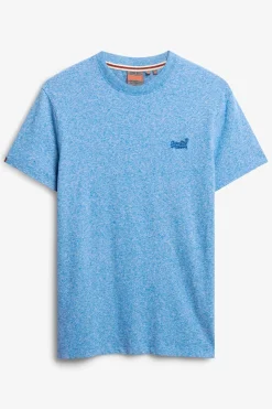 Kortærmet T-shirt med rund hals og broderet logo