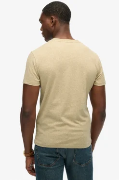 Kortærmet T-shirt med rund hals og broderet logo
