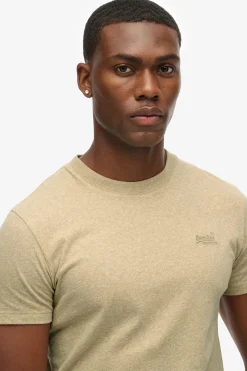 Kortærmet T-shirt med rund hals og broderet logo