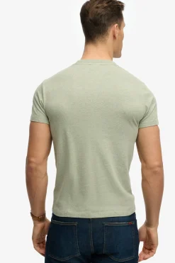 Kortærmet T-shirt med rund hals og broderet logo