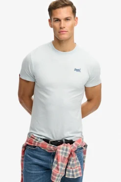 Kortærmet T-shirt med rund hals og broderet logo
