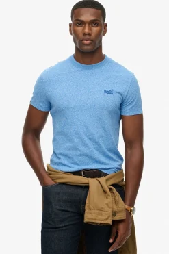 Kortærmet T-shirt med rund hals og broderet logo
