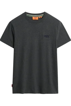 Kortærmet T-shirt med rund hals og broderet logo