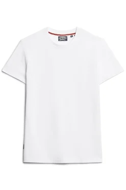 Kortærmet T-shirt med rund hals og broderet logo