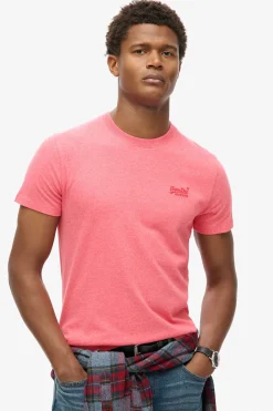 Kortærmet T-shirt med rund hals og broderet logo