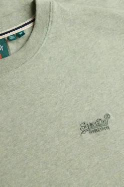 Kortærmet T-shirt med rund hals og broderet logo