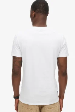 Kortærmet T-shirt med rund hals og broderet logo