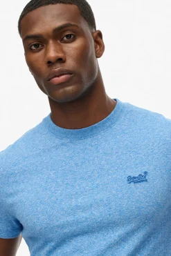 Kortærmet T-shirt med rund hals og broderet logo