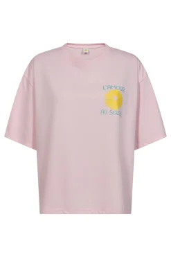 Kortærmet t-shirt med rygprint