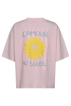 Kortærmet t-shirt med rygprint