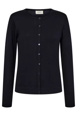 Leda - Basic cardigan med knapper