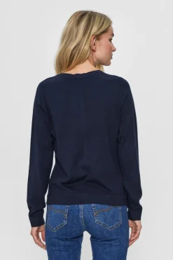Leda - Basic cardigan med knapper
