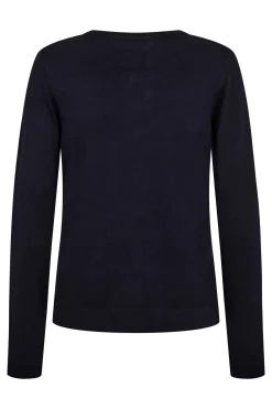 Leda - Basic cardigan med knapper
