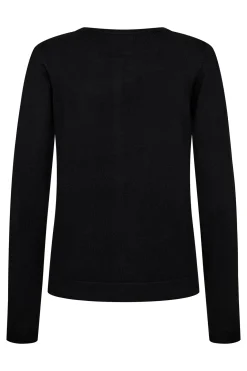 Leda - Basic cardigan med knapper