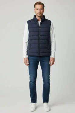 Let puffervest med lommer