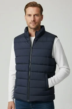 Let puffervest med lommer