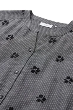 Liana - Kortærmet tunika med blomster print