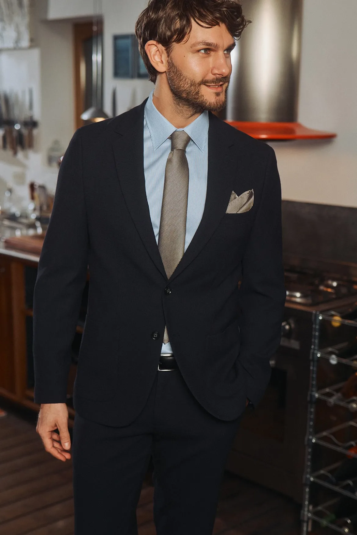Lorenzo - Blazer i struktureret materiale