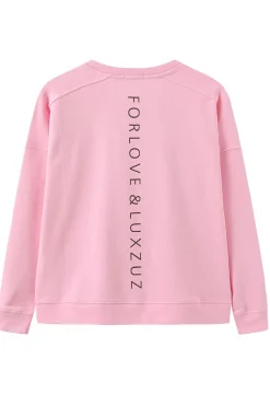 Lovelux - Blød sweatshirt med tekst
