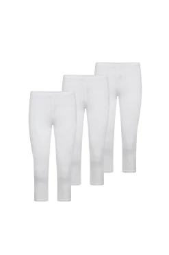 Margot - 3-Pak capri-leggings i blød kvalitet