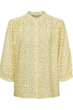 MdcDestiny - Prikket skjortebluse med knapper