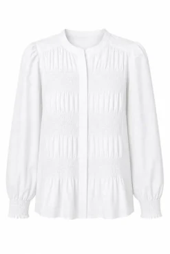 MELEA - Langærmet skjorte med smock