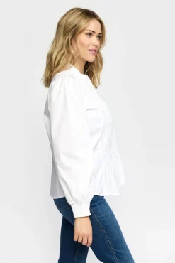 MELEA - Langærmet skjorte med smock