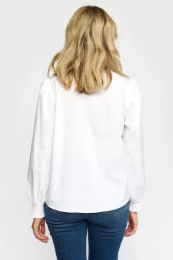 MELEA - Langærmet skjorte med smock