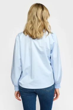 MELEA - Langærmet skjorte med smock