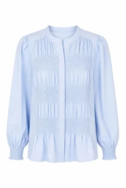 MELEA - Langærmet skjorte med smock