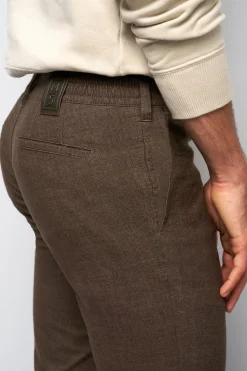 MOVE - Flannel chinos med stræk