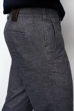 MOVE - Flannel chinos med stræk
