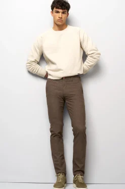MOVE - Flannel chinos med stræk